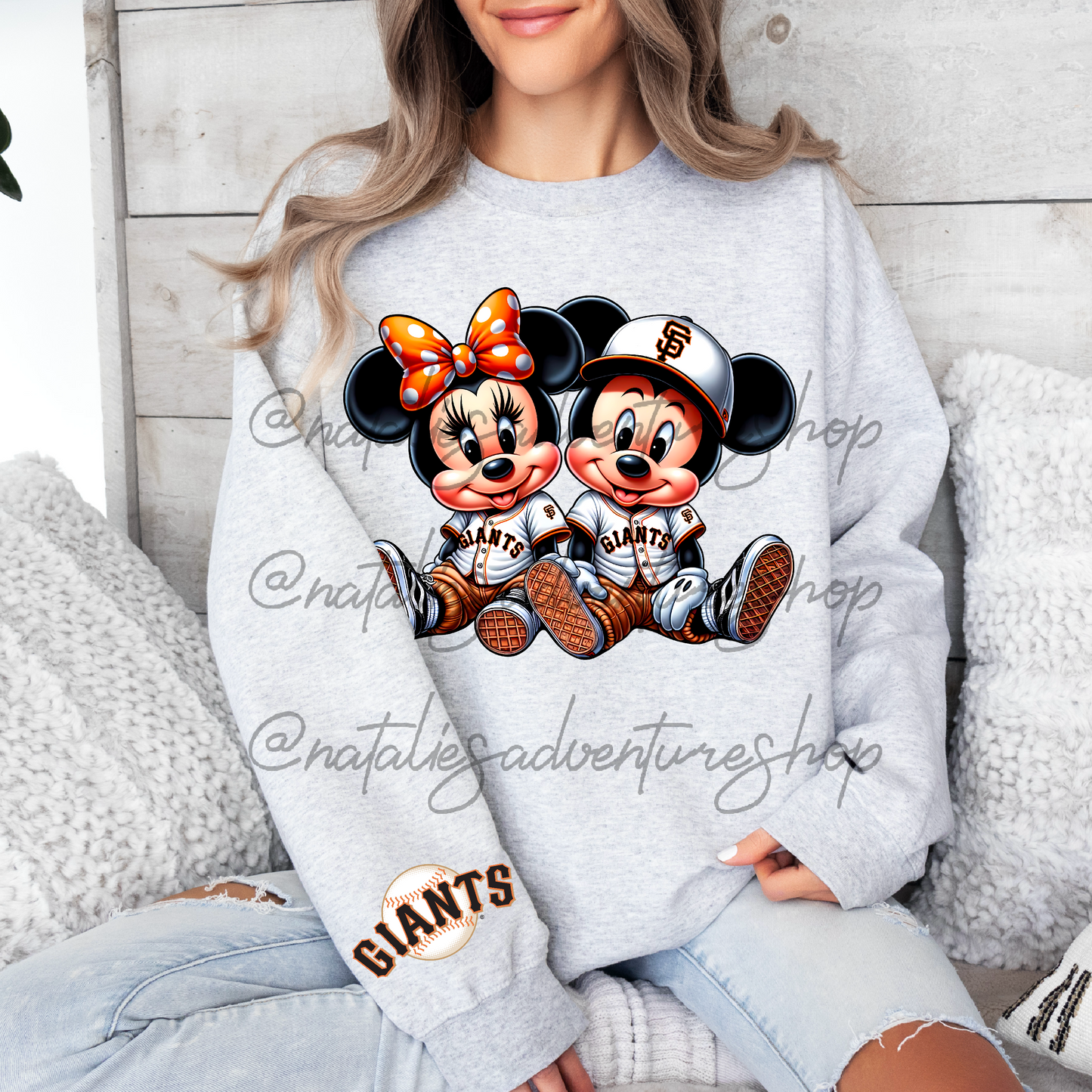 *Pre-Order* Baseball Sports Mouse Crewneck