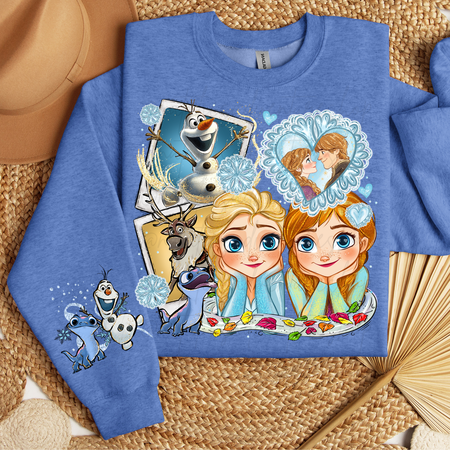 *Pre-Order* Frozen Sisters Princess Cartoon Crewneck