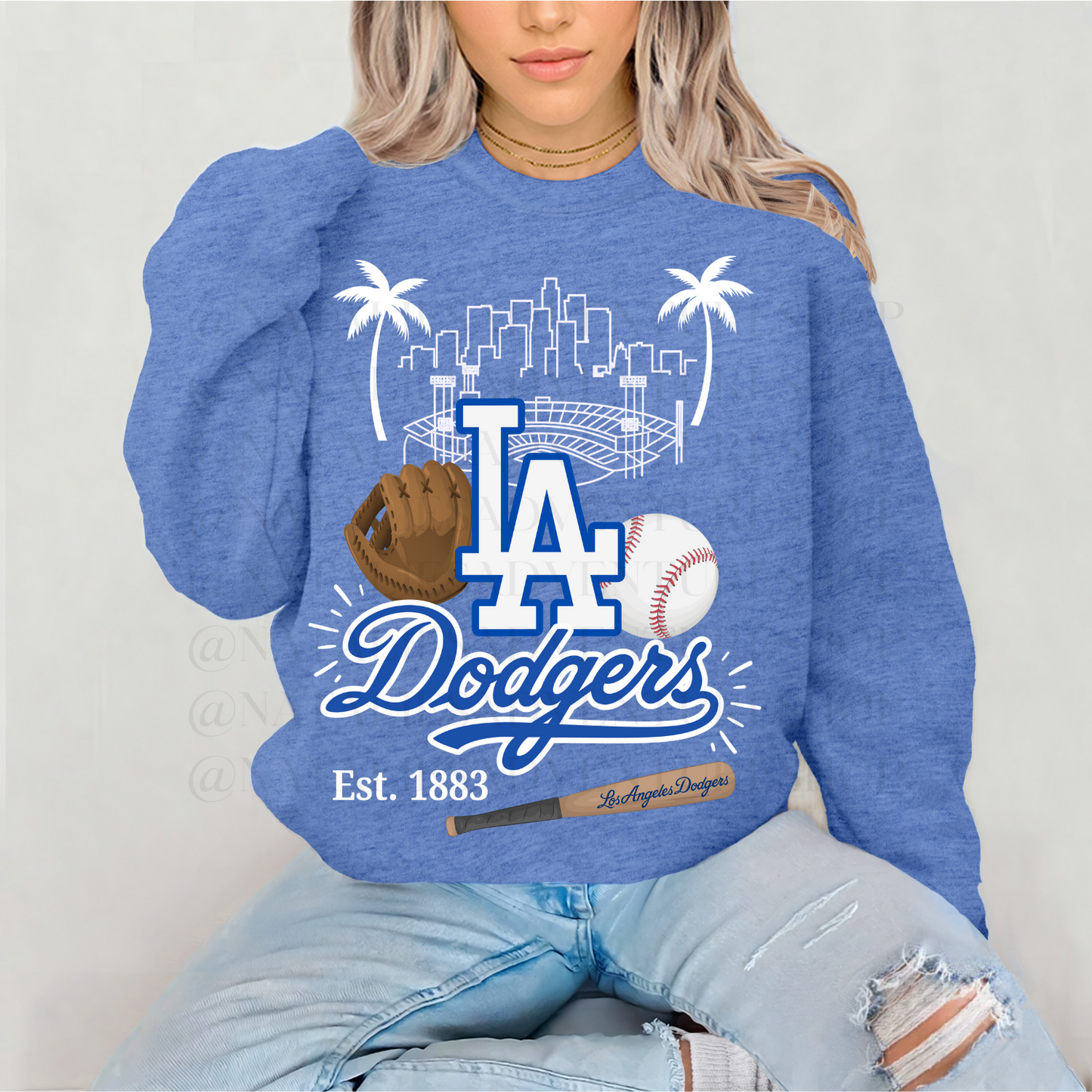 *Pre-Order* LA Dodg Stadium Crewneck