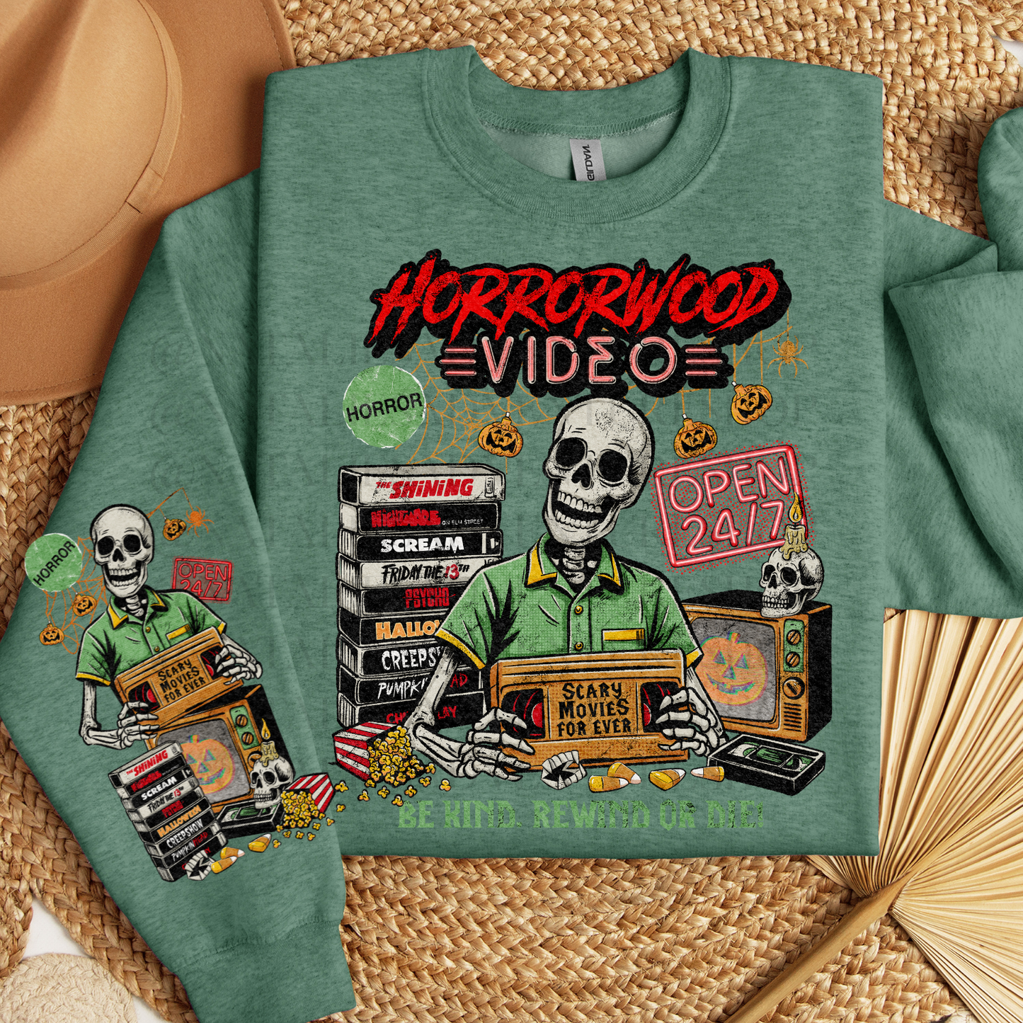 *Pre-Order* HorrorWood Movies Crewneck