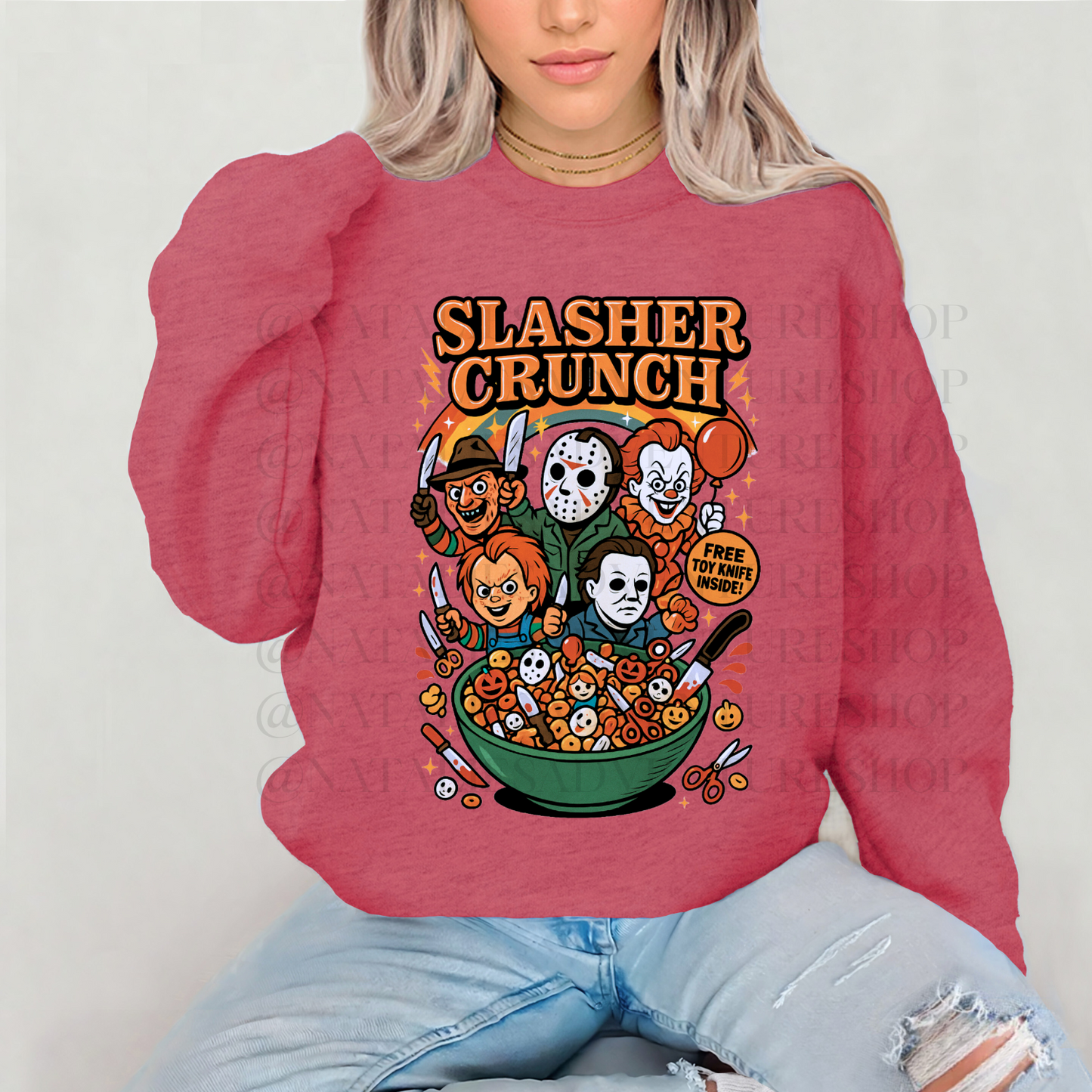 *Pre-Order* Slasher Crunch Cereal Crewneck