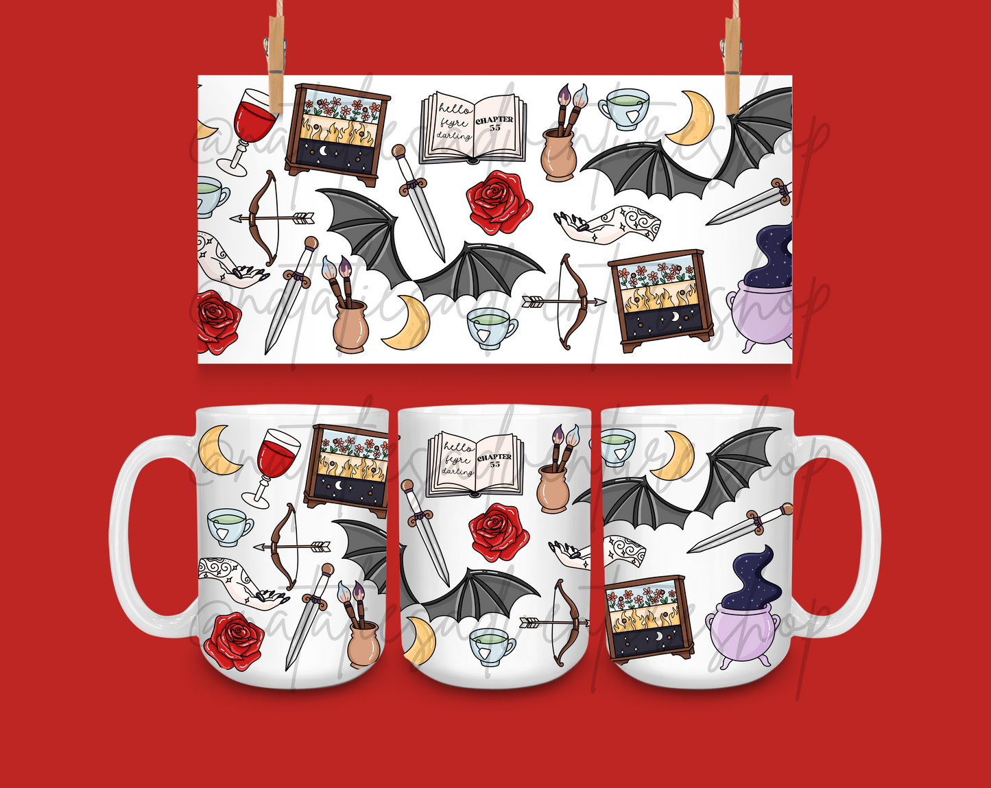 *PRE-ORDER* ACOTAR Book 15oz Ceramic Mug