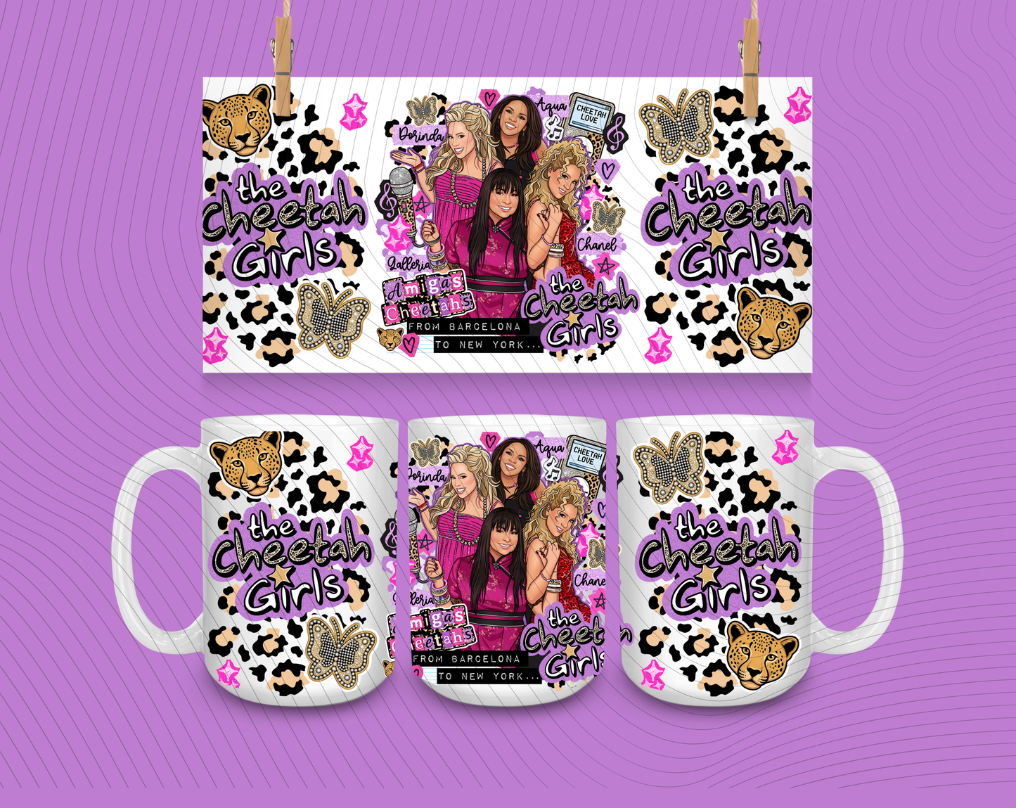 *PRE-ORDER* Cheetah Gals 15oz Ceramic Mugs