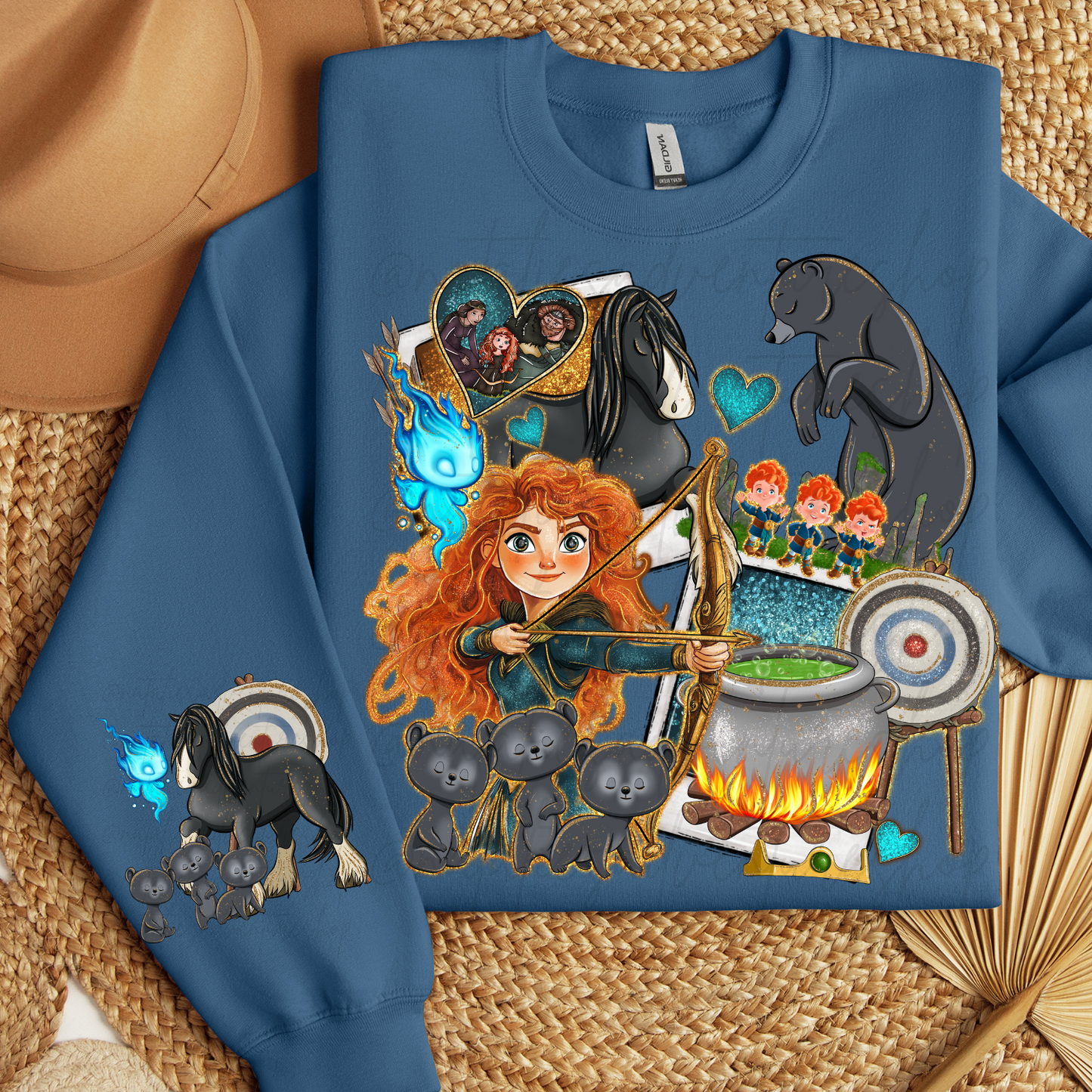 *Pre-Order* Scottish Princess Cartoon Crewneck