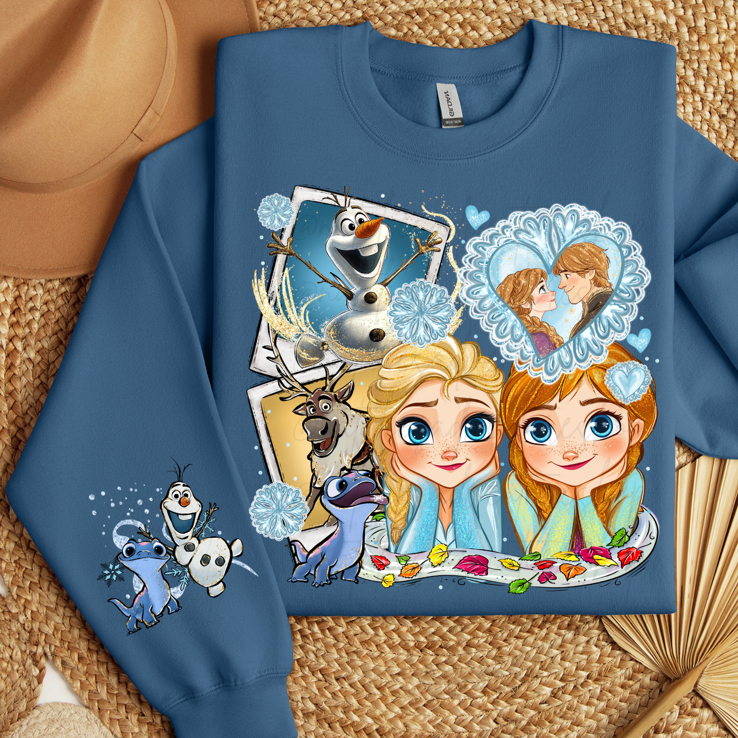 *Pre-Order* Frozen Sisters Princess Cartoon Crewneck