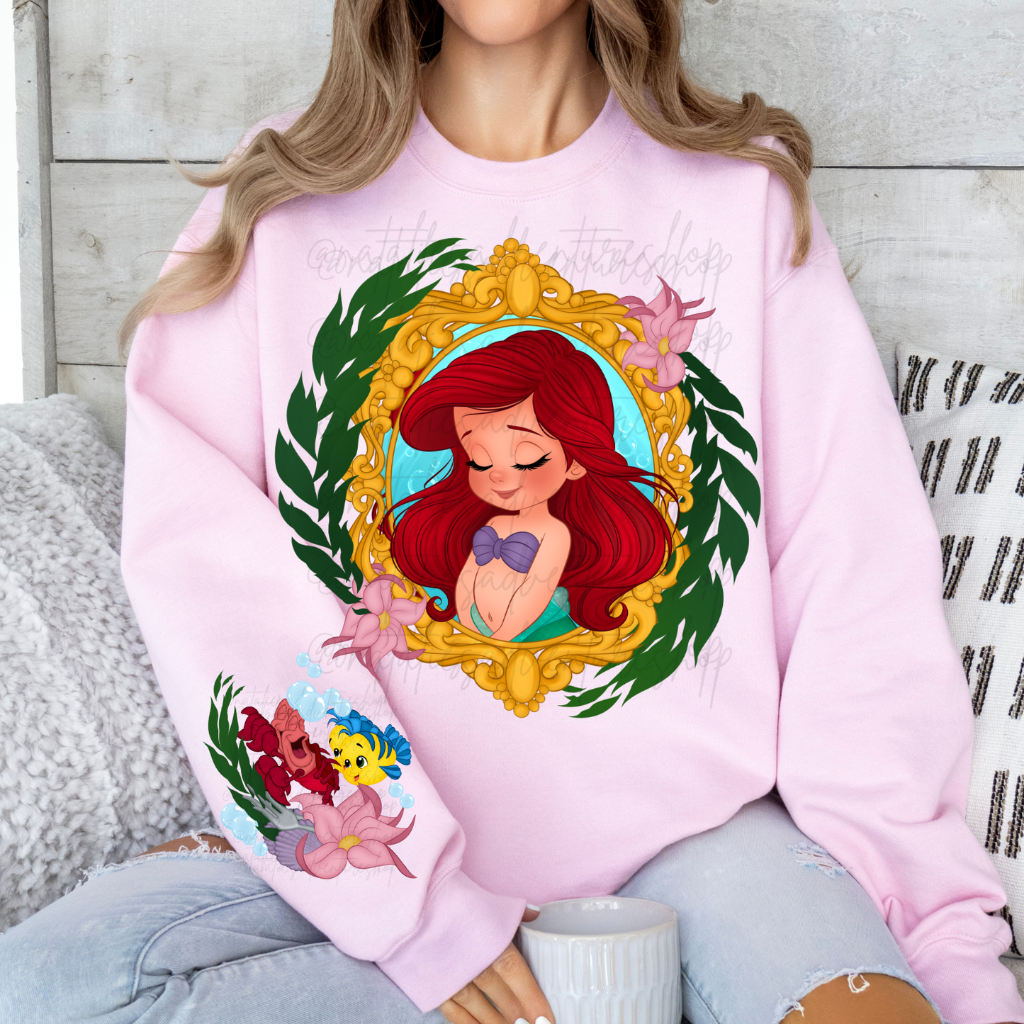 *Pre-Order* Baby Mermaid Princess Crewneck