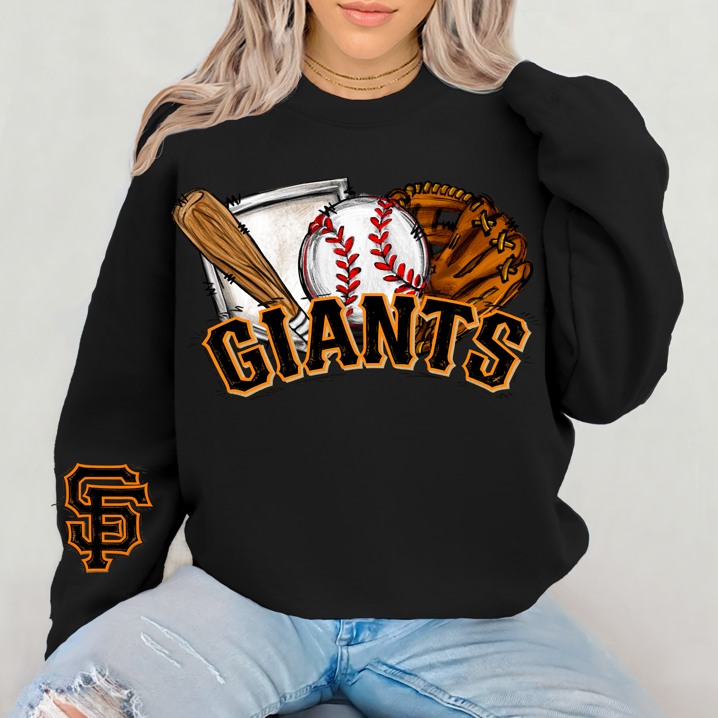 *Pre-Order* Doodle SFGiants Hoodie/Crewneck