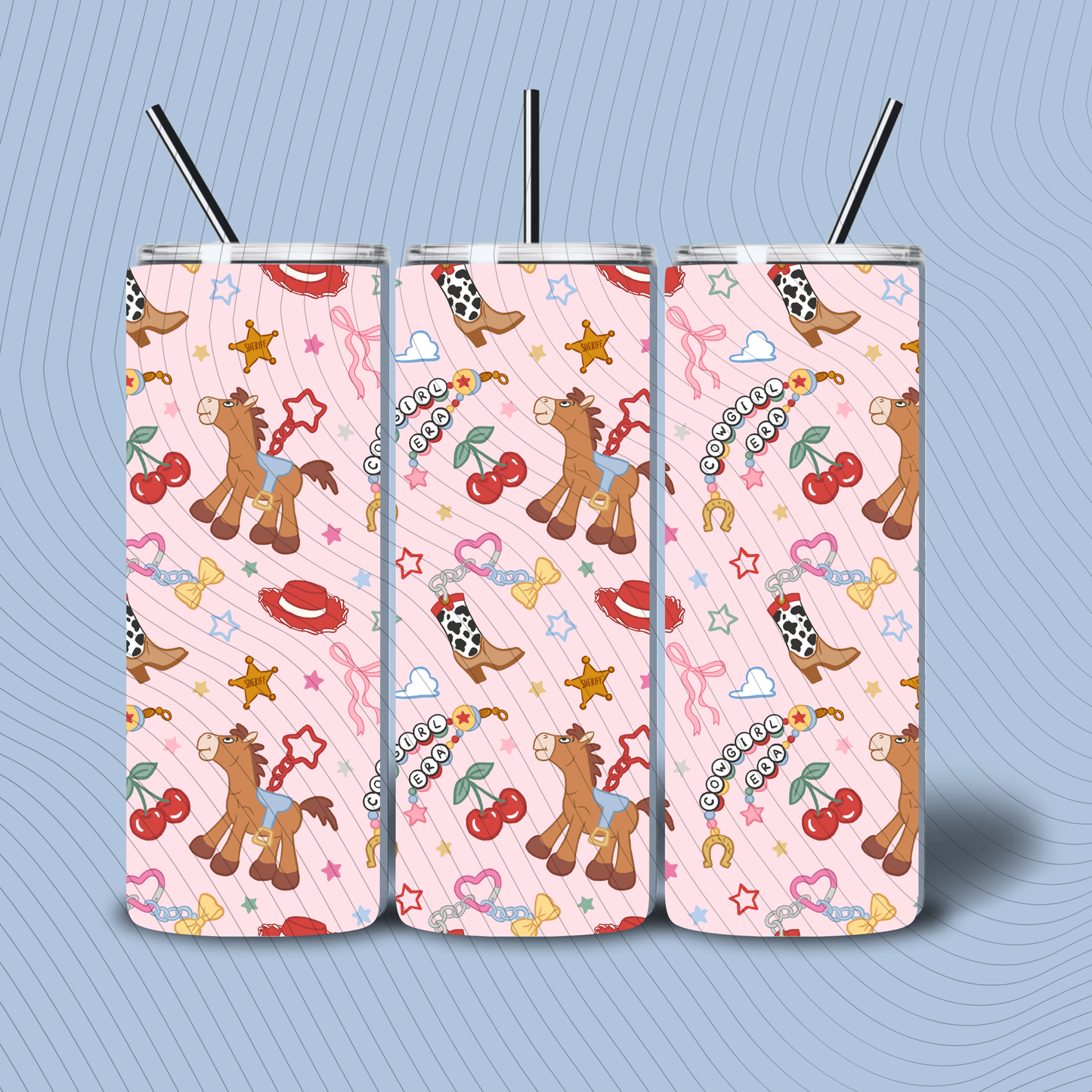 *Pre-Order* Cowgirl Charms 20oz Stainless Steel Tumbler