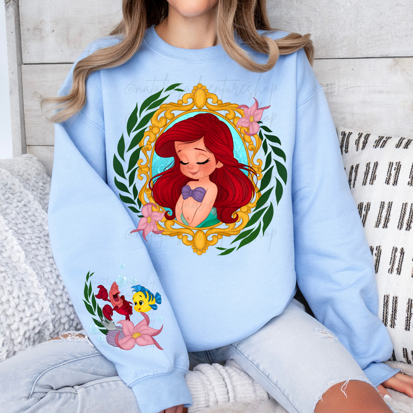 *Pre-Order* Baby Mermaid Princess Crewneck