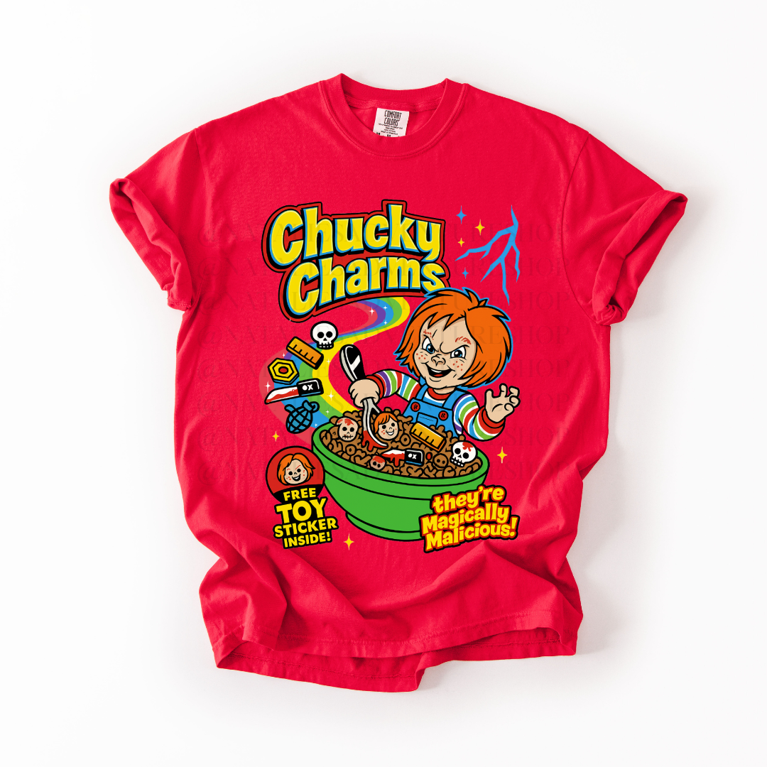 *Pre-Order* Chucky Charms Cereal T-Shirt (Comfort Colors)