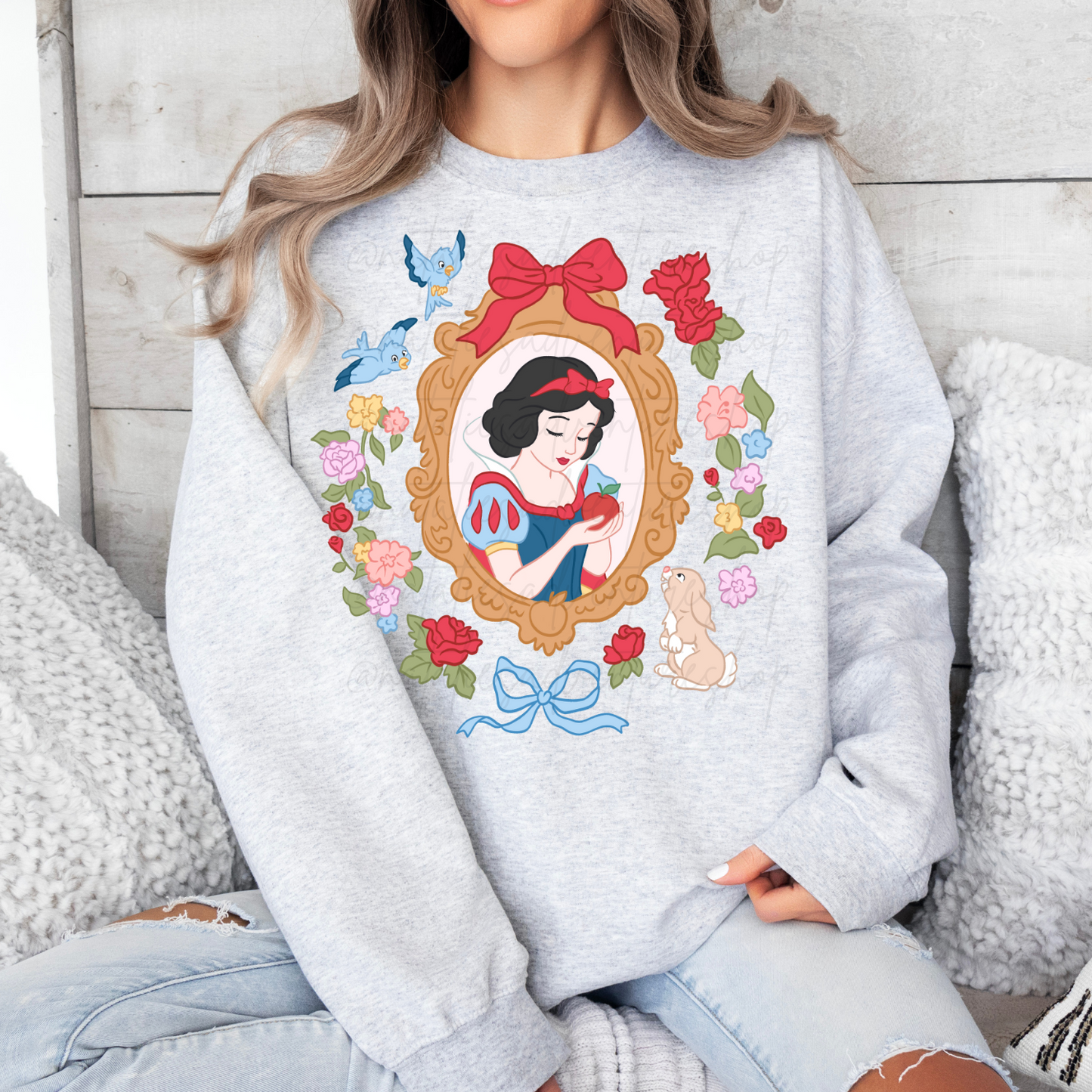 *Pre-Order* Snow Princess Portrait Crewneck