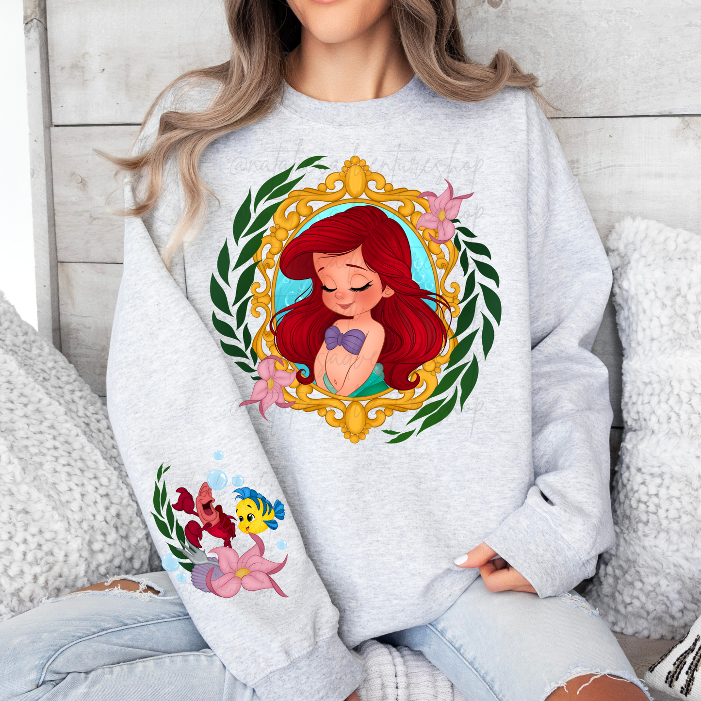 *Pre-Order* Baby Mermaid Princess Crewneck