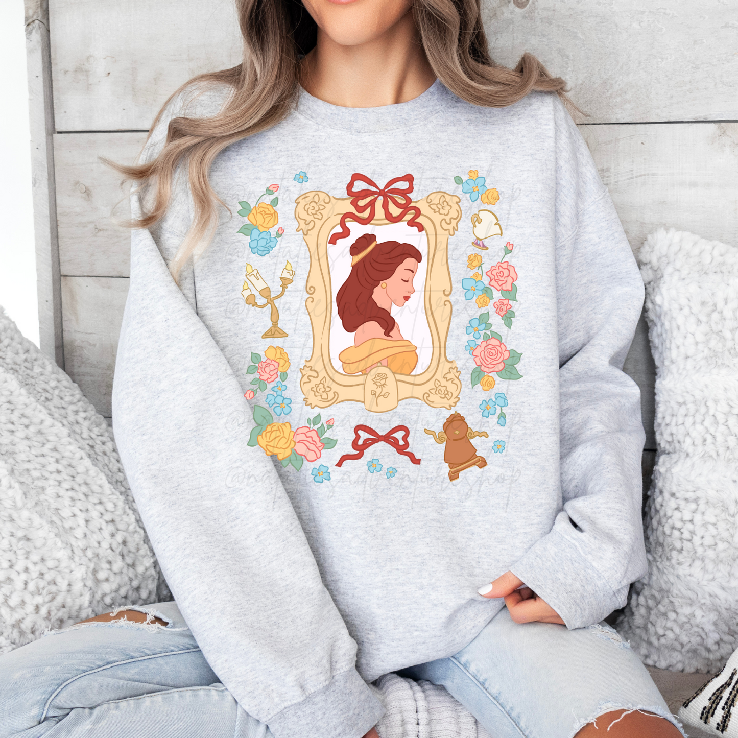 *Pre-Order* Beauty Princess Portrait Crewneck