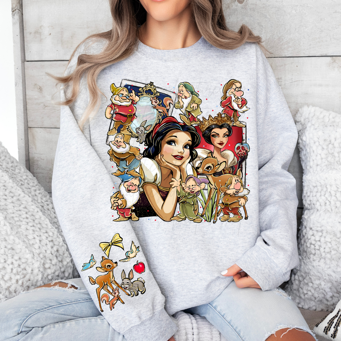 *Pre-Order* Snow Princess Cartoon Crewneck