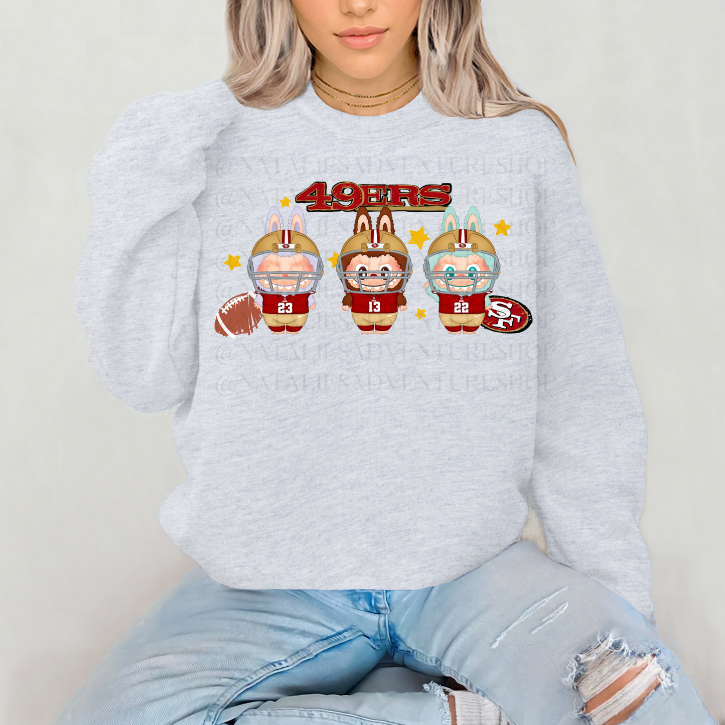 *Pre-Order* 49 Bubu Football Crewneck