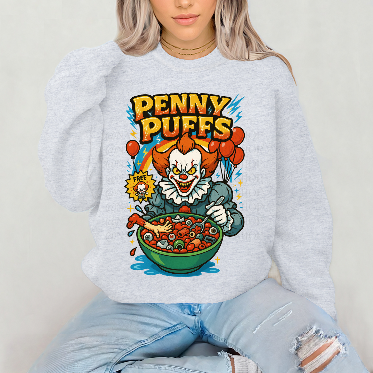 *Pre-Order* Penny Puffs Cereal Crewneck
