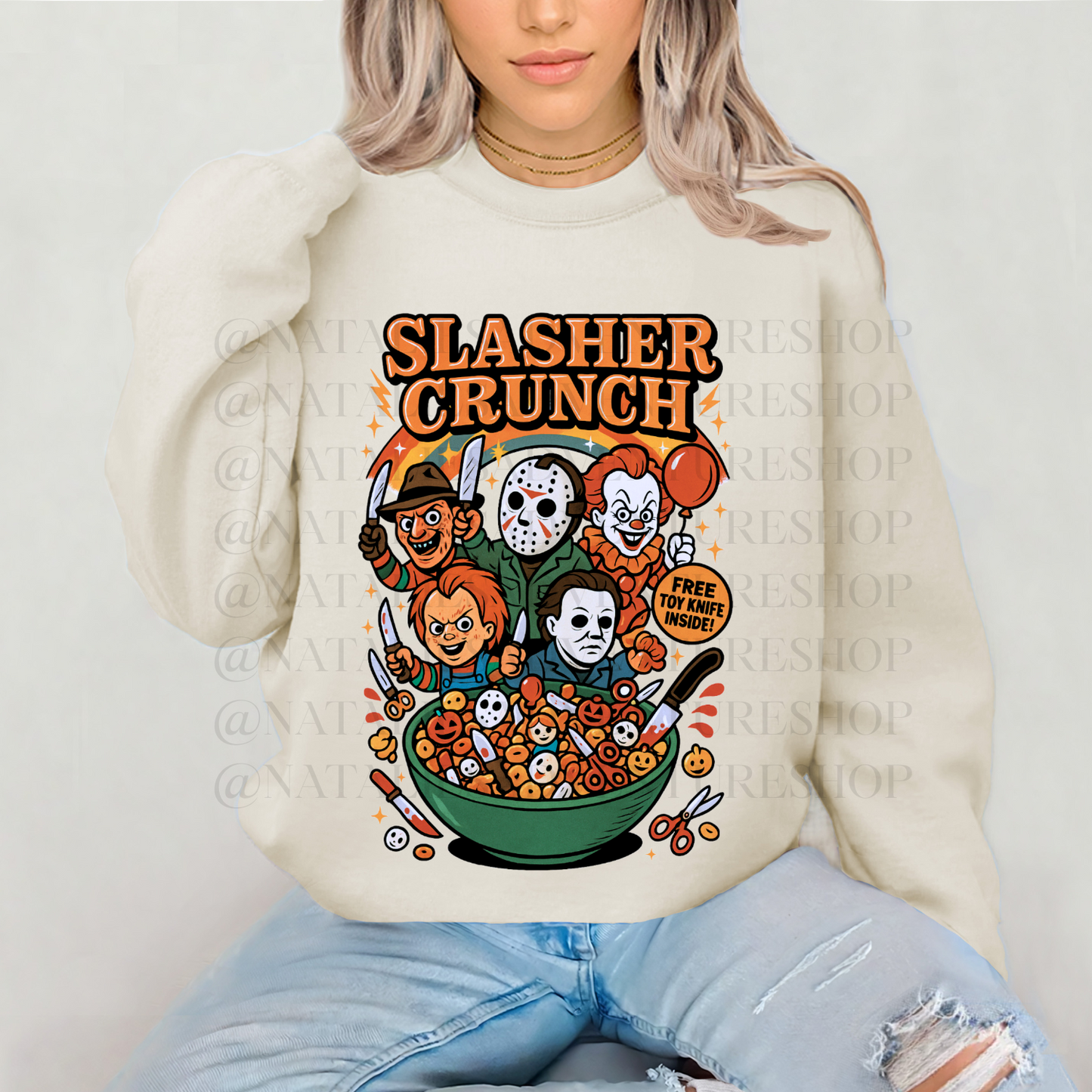 *Pre-Order* Slasher Crunch Cereal Crewneck