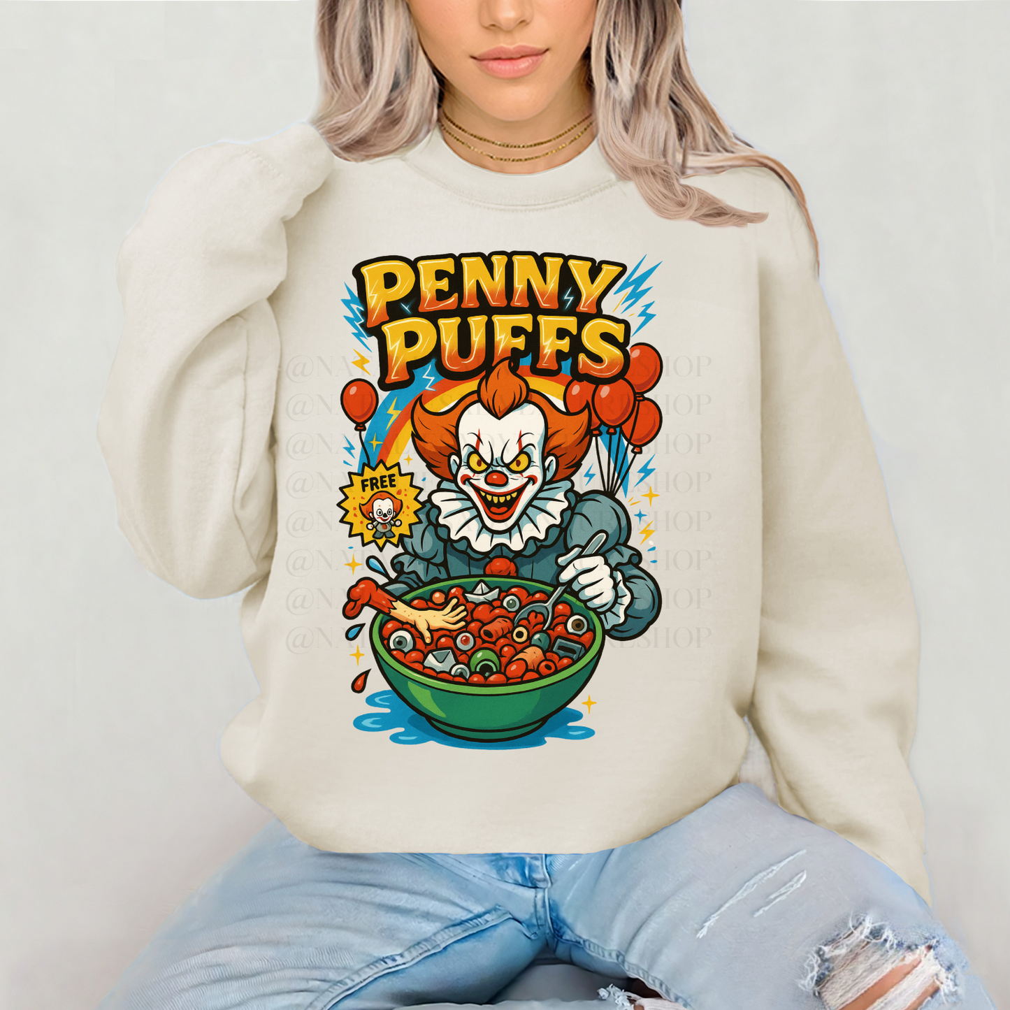 *Pre-Order* Penny Puffs Cereal Crewneck