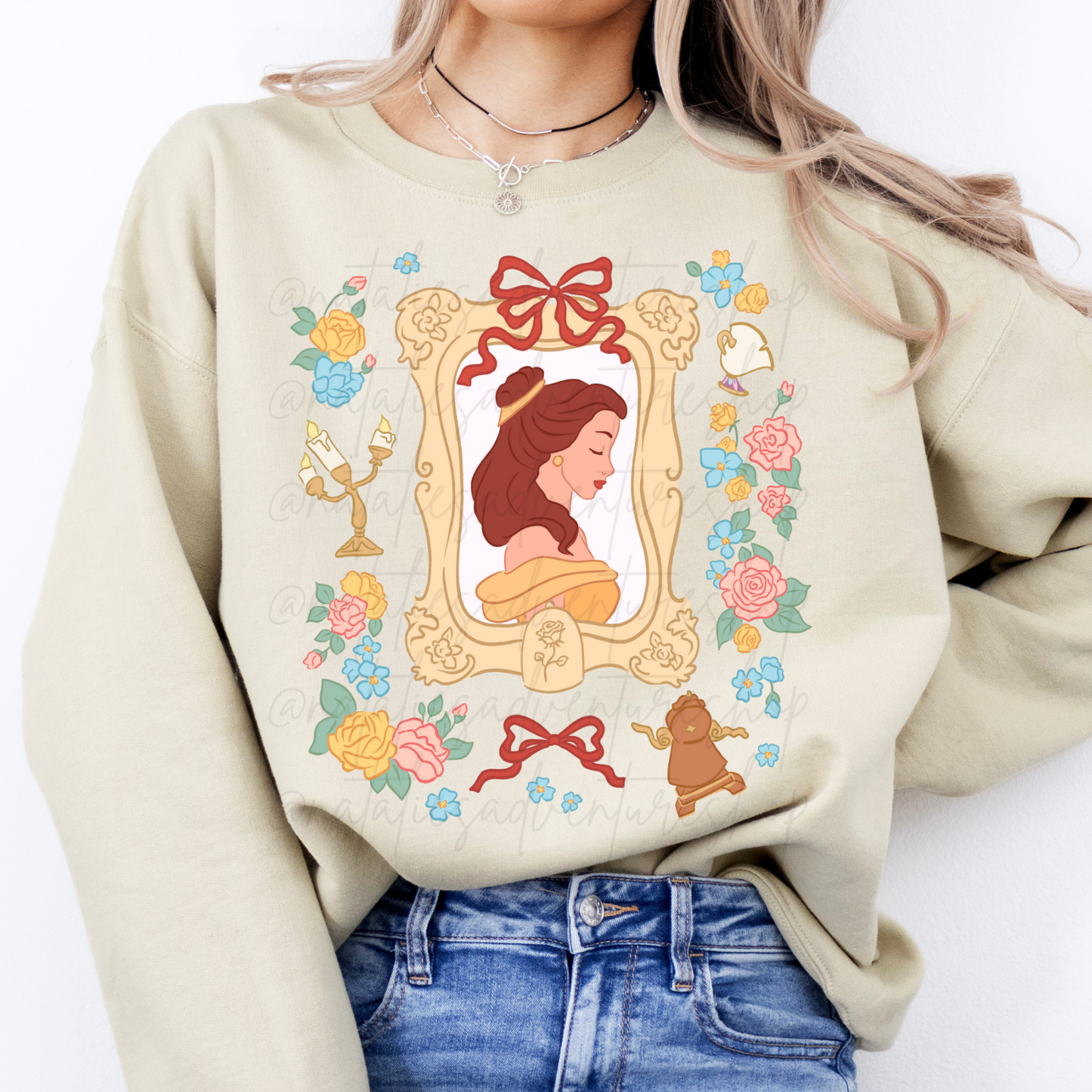 *Pre-Order* Beauty Princess Portrait Crewneck