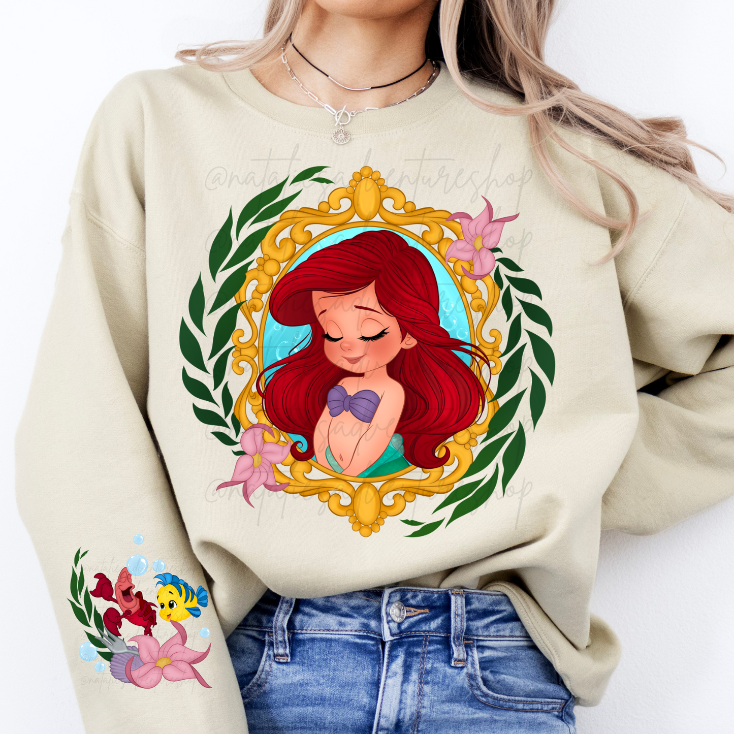 *Pre-Order* Baby Mermaid Princess Crewneck