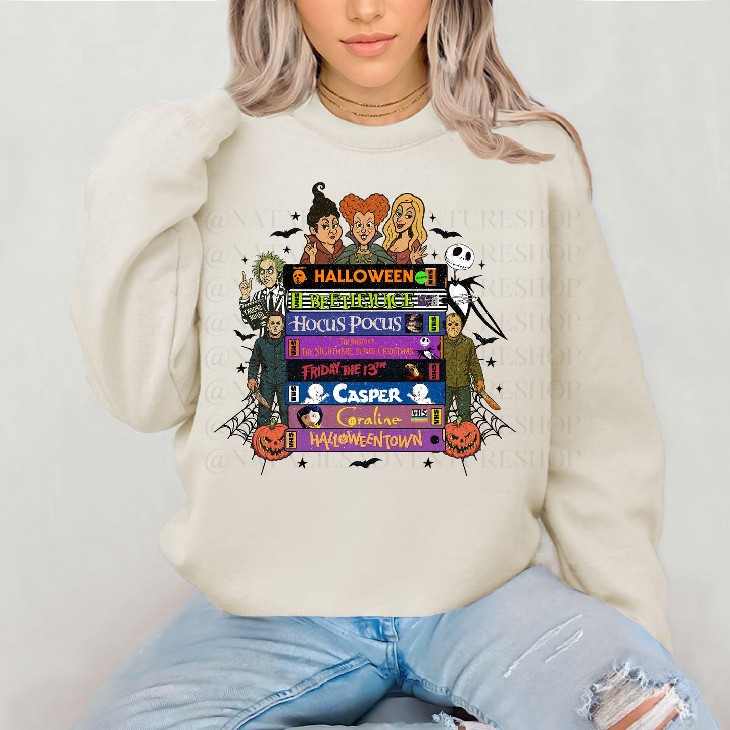 *Pre-Order* Halloween VHS Tapes Crewneck