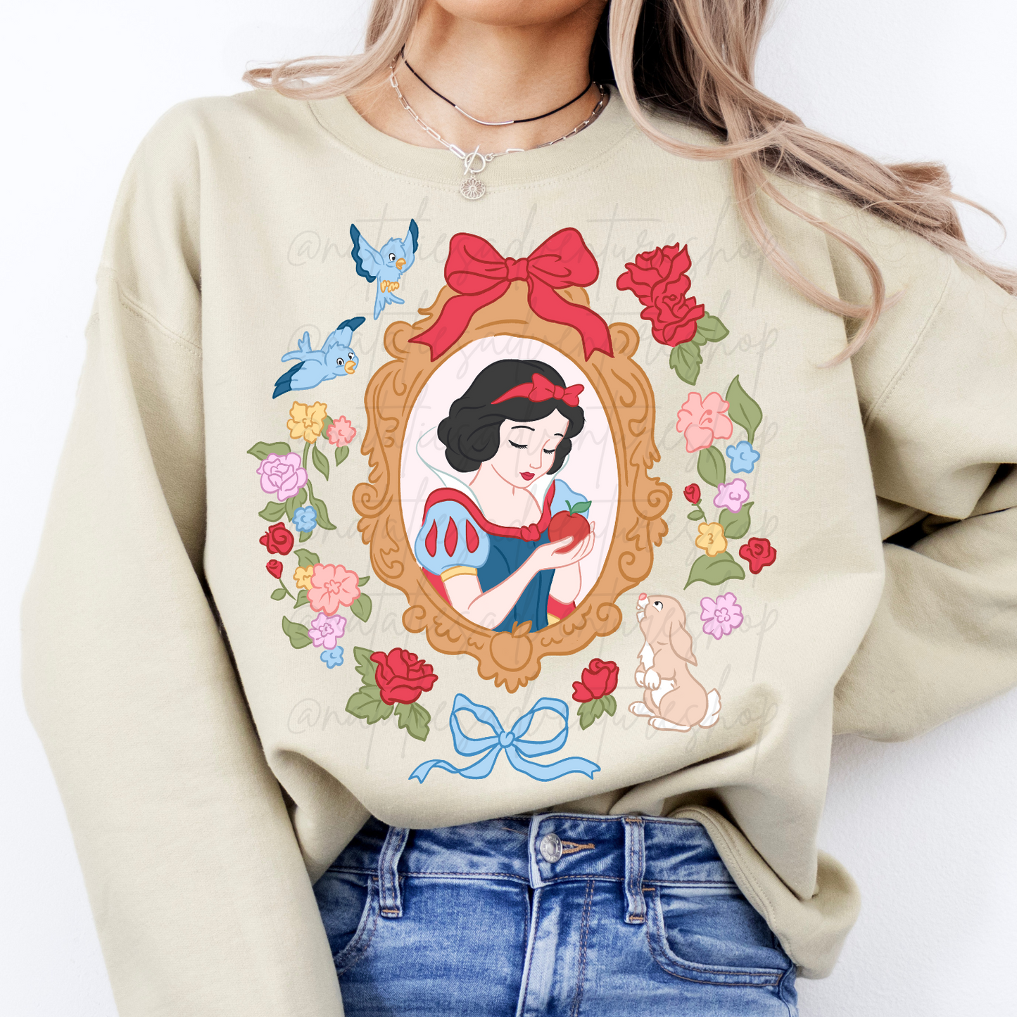 *Pre-Order* Snow Princess Portrait Crewneck