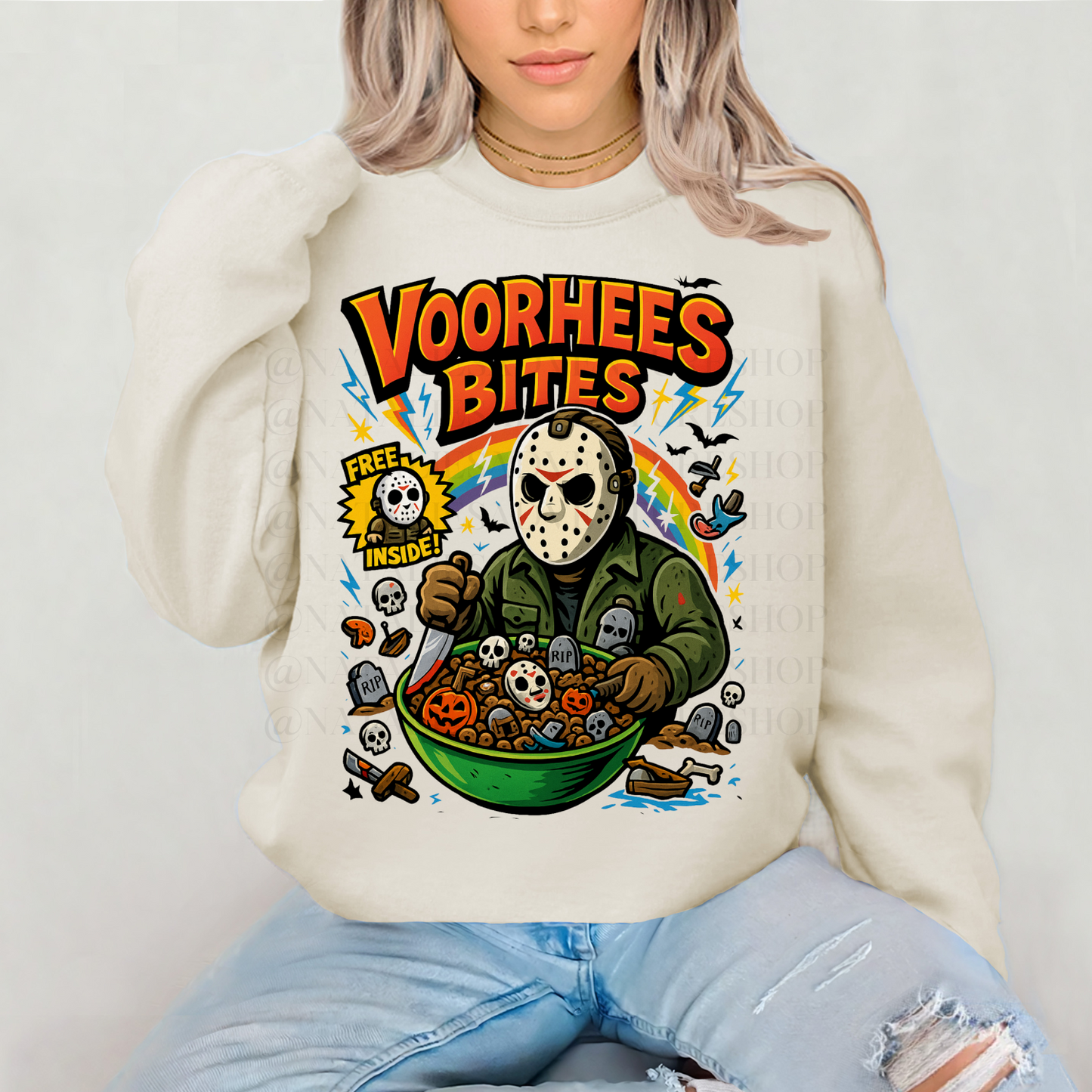 *Pre-Order* Vorhees Bites Cereal Crewneck