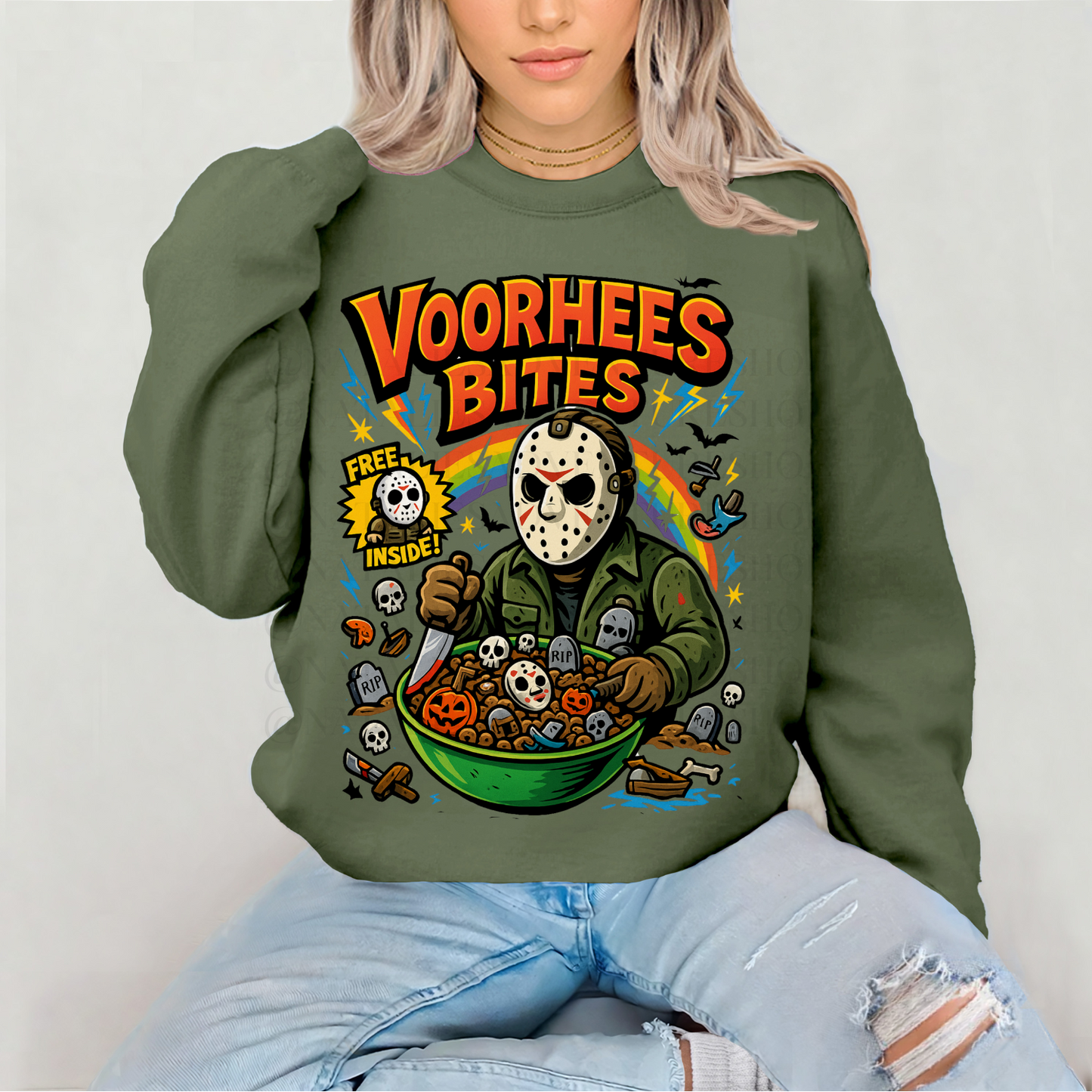 *Pre-Order* Vorhees Bites Cereal Crewneck