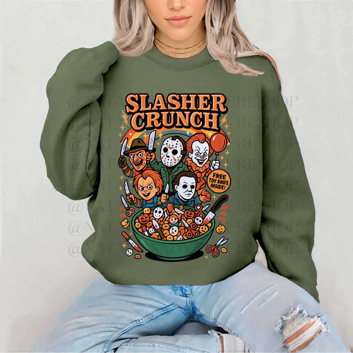 *Pre-Order* Slasher Crunch Cereal Crewneck
