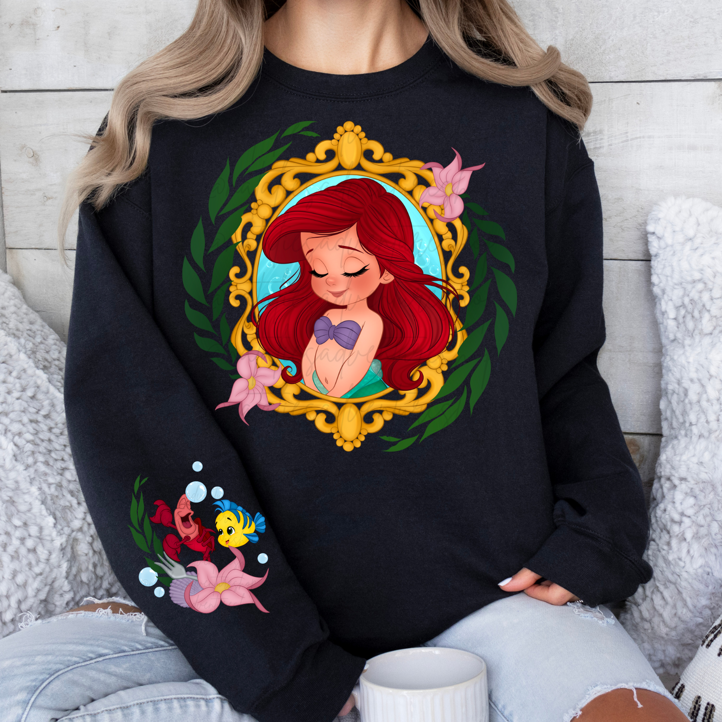 *Pre-Order* Baby Mermaid Princess Crewneck