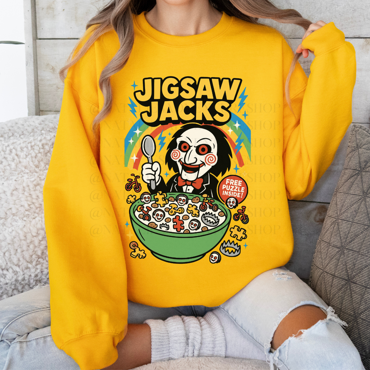 *Pre-Order* Jigsaw Jacks Cereal Crewneck
