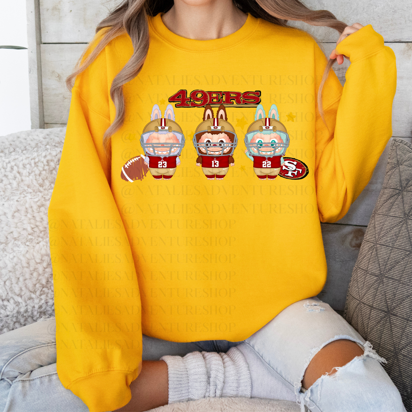 *Pre-Order* 49 Bubu Football Crewneck