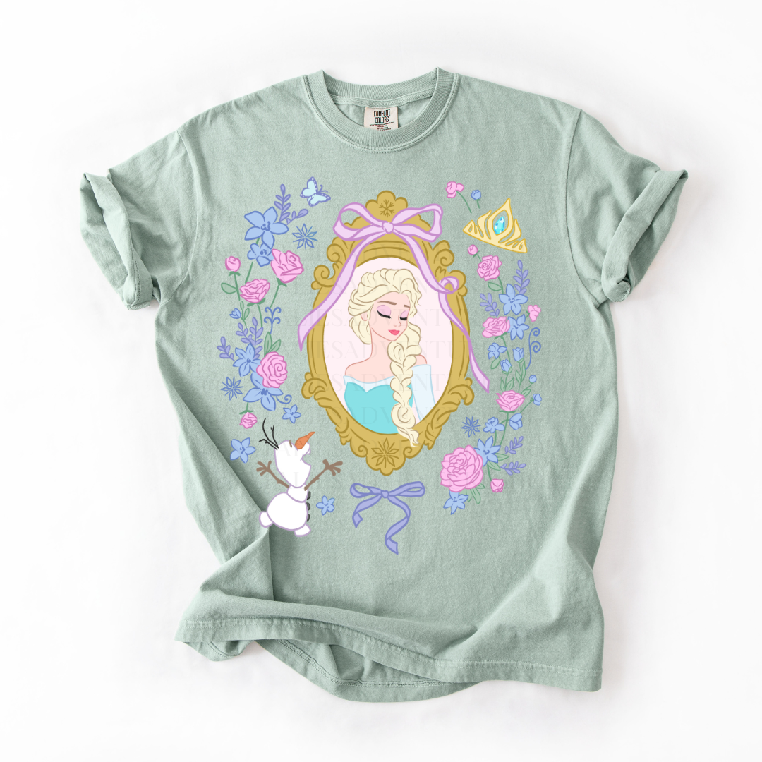 *Pre-Order* Frozen Princess Frame T-Shirt (Comfort Colors)