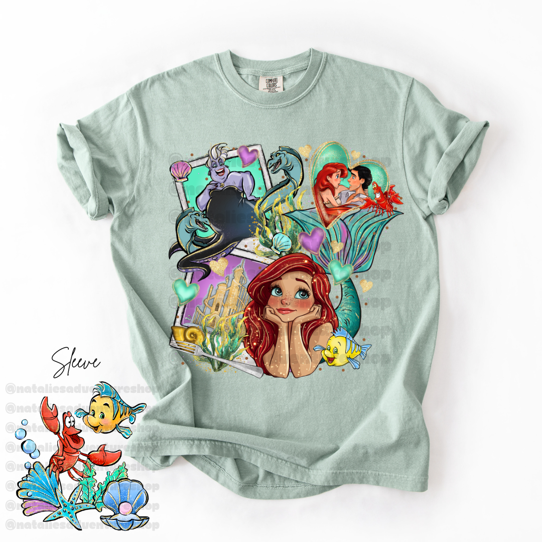 *Pre-Order* Mermaid Cartoon T-Shirt (Comfort Colors)