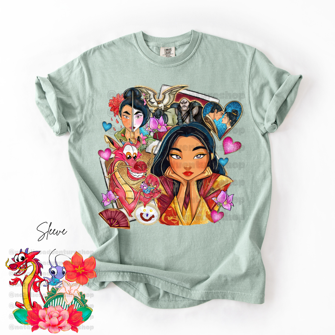 *Pre-Order* Loyal, Brave, True Princess Cartoon T-Shirt (Comfort Colors)