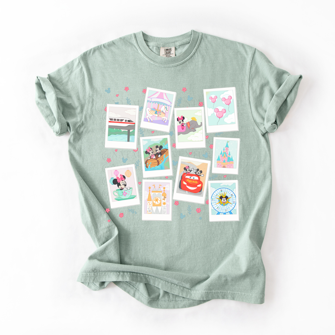 *Pre-Order* Land Polaroids T-Shirt (Comfort Colors)