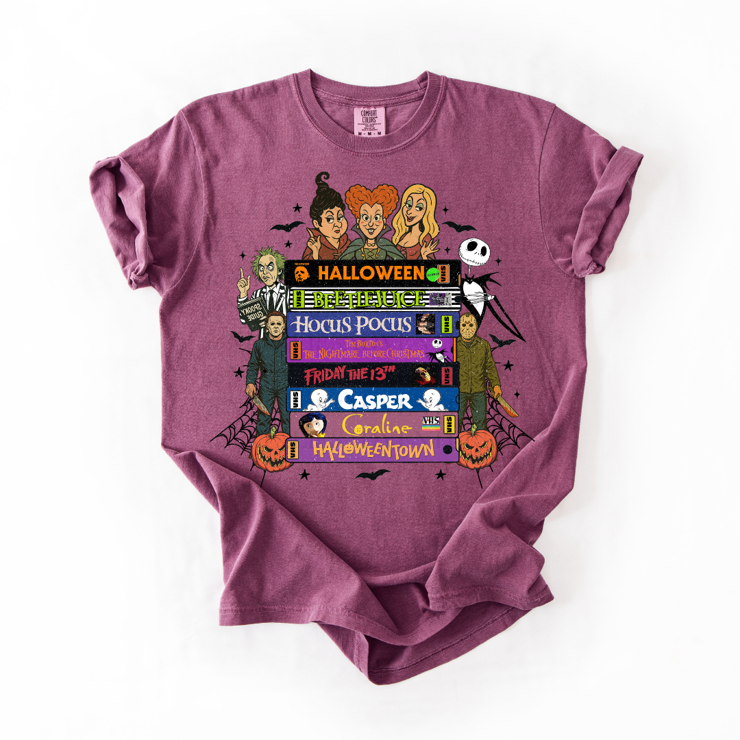 *Pre-Order* Halloween VHS Tapes T-Shirt (Comfort Colors)