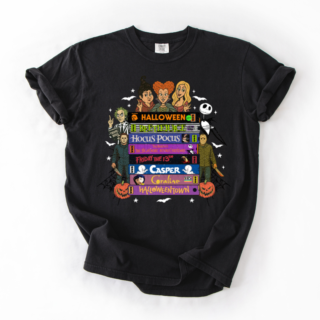 *Pre-Order* Halloween VHS Tapes T-Shirt (Comfort Colors)
