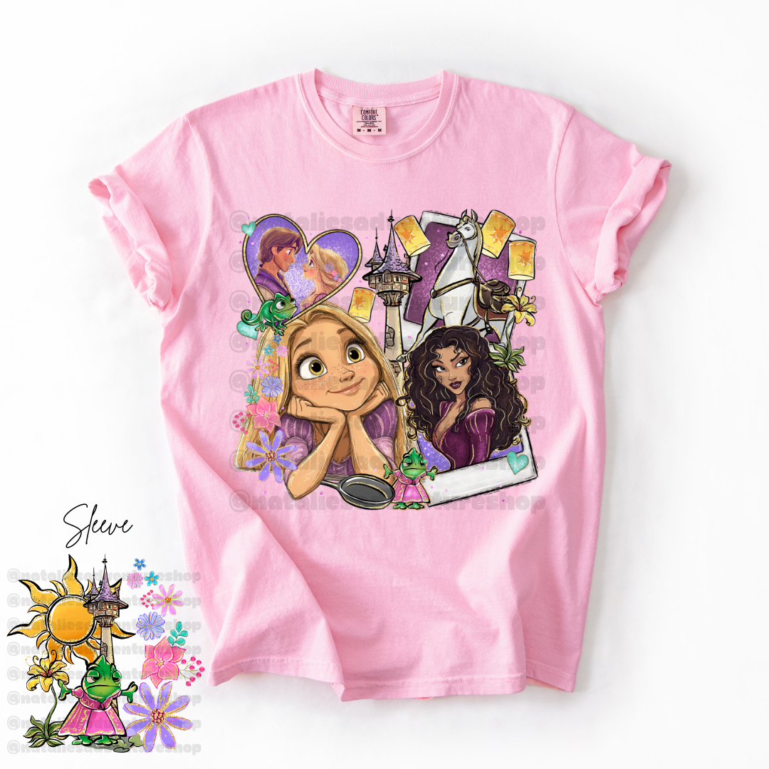 *Pre-Order* Punzie Princess Cartoon T-Shirt (Comfort Colors)