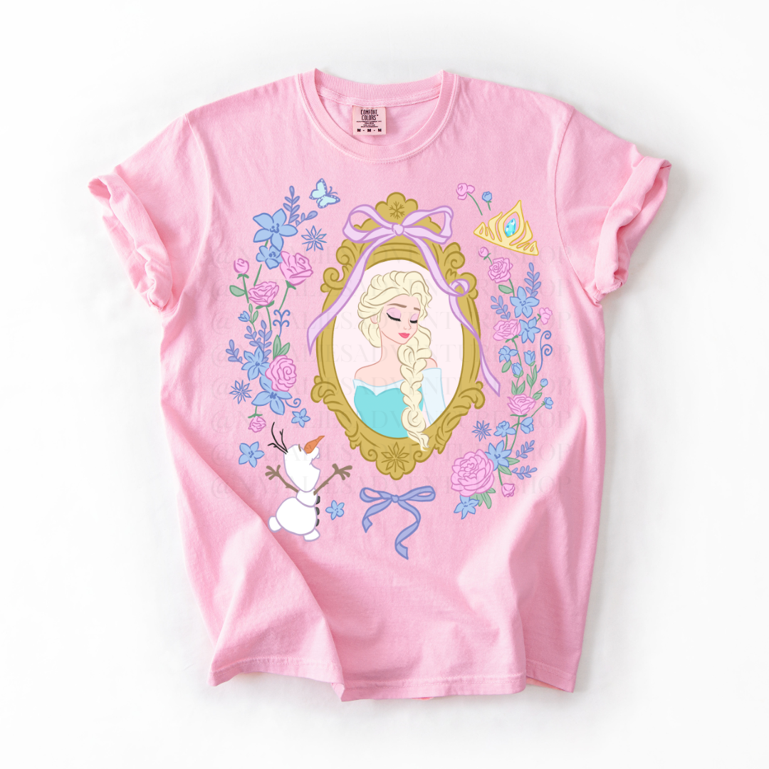 *Pre-Order* Frozen Princess Frame T-Shirt (Comfort Colors)
