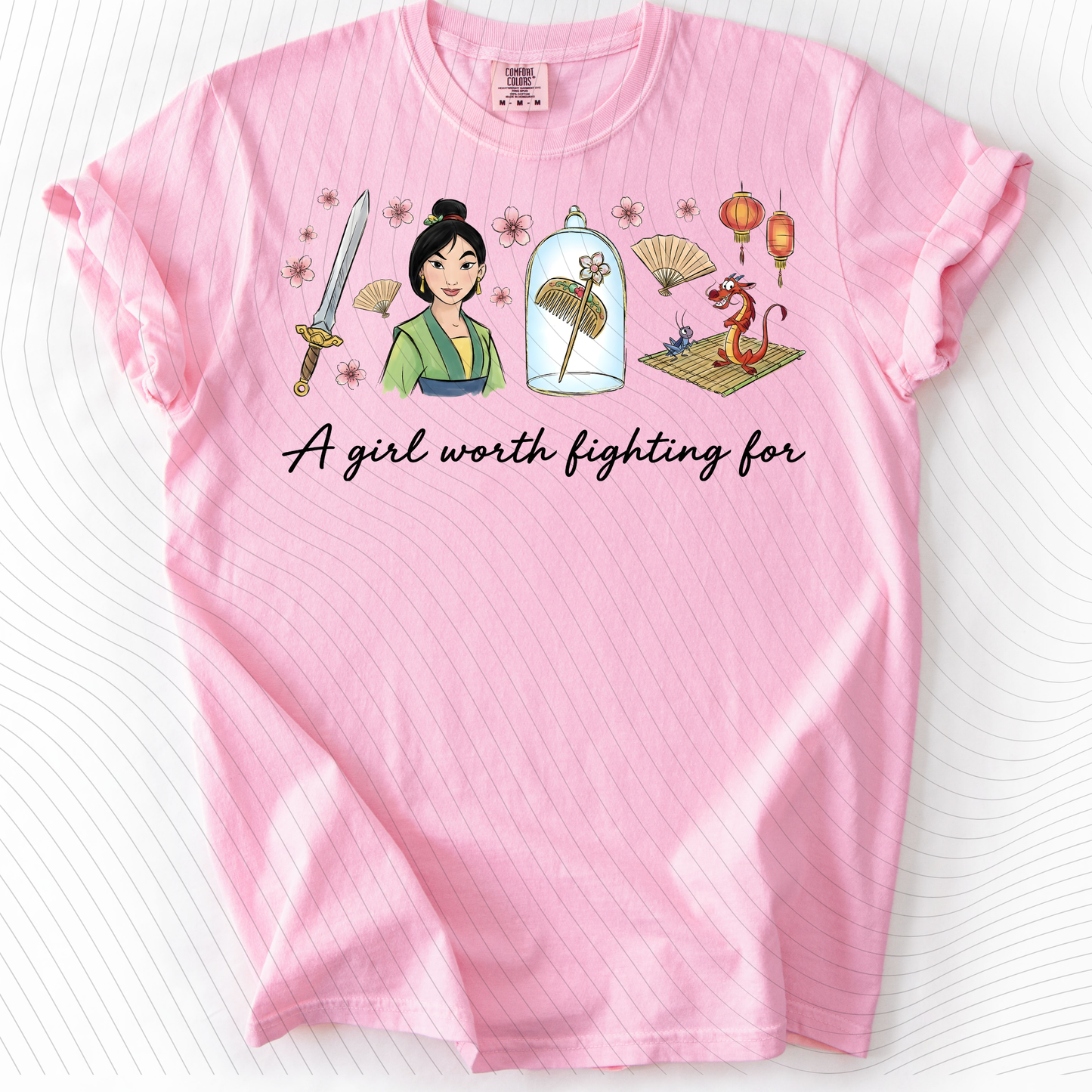*Pre-Order* Girl worth fighting for T-Shirt(Comfort Colors)