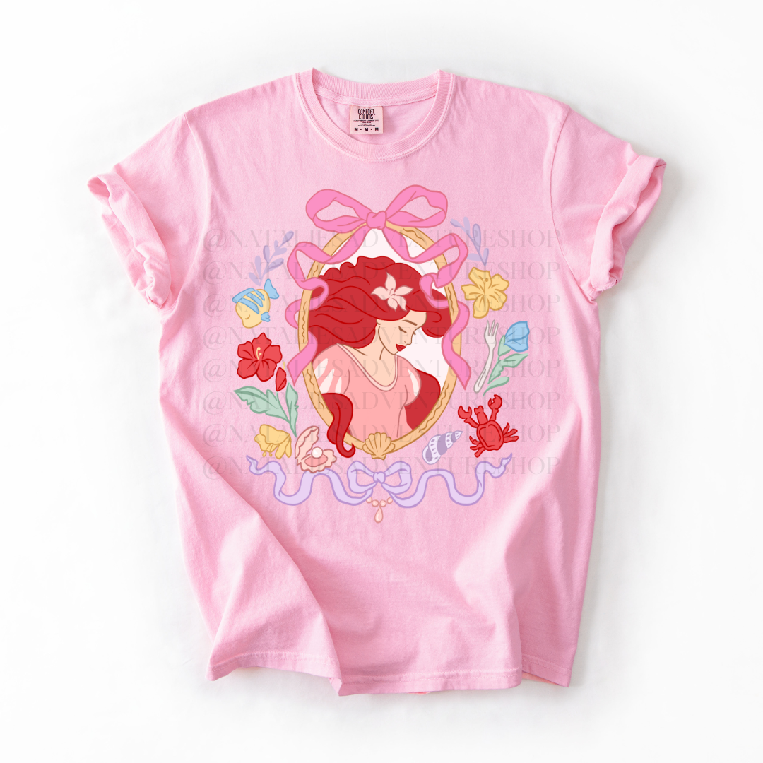 *Pre-Order* Mermaid Portrait Princess T-Shirt (Comfort Colors)