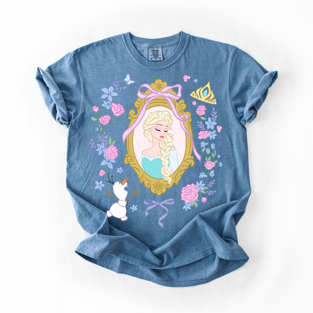 *Pre-Order* Frozen Princess Frame T-Shirt (Comfort Colors)