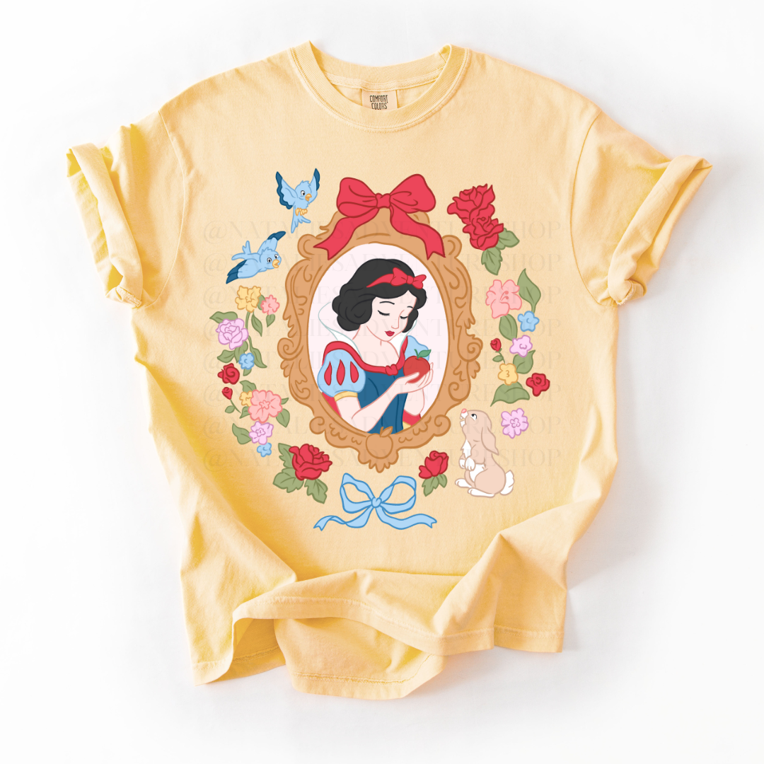 *Pre-Order* Snow Portrait Princess T-Shirt (Comfort Colors)