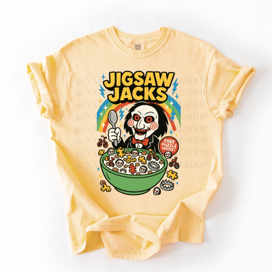 *Pre-Order* Jigsaw Jacks Cereal T-Shirt (Comfort Colors)
