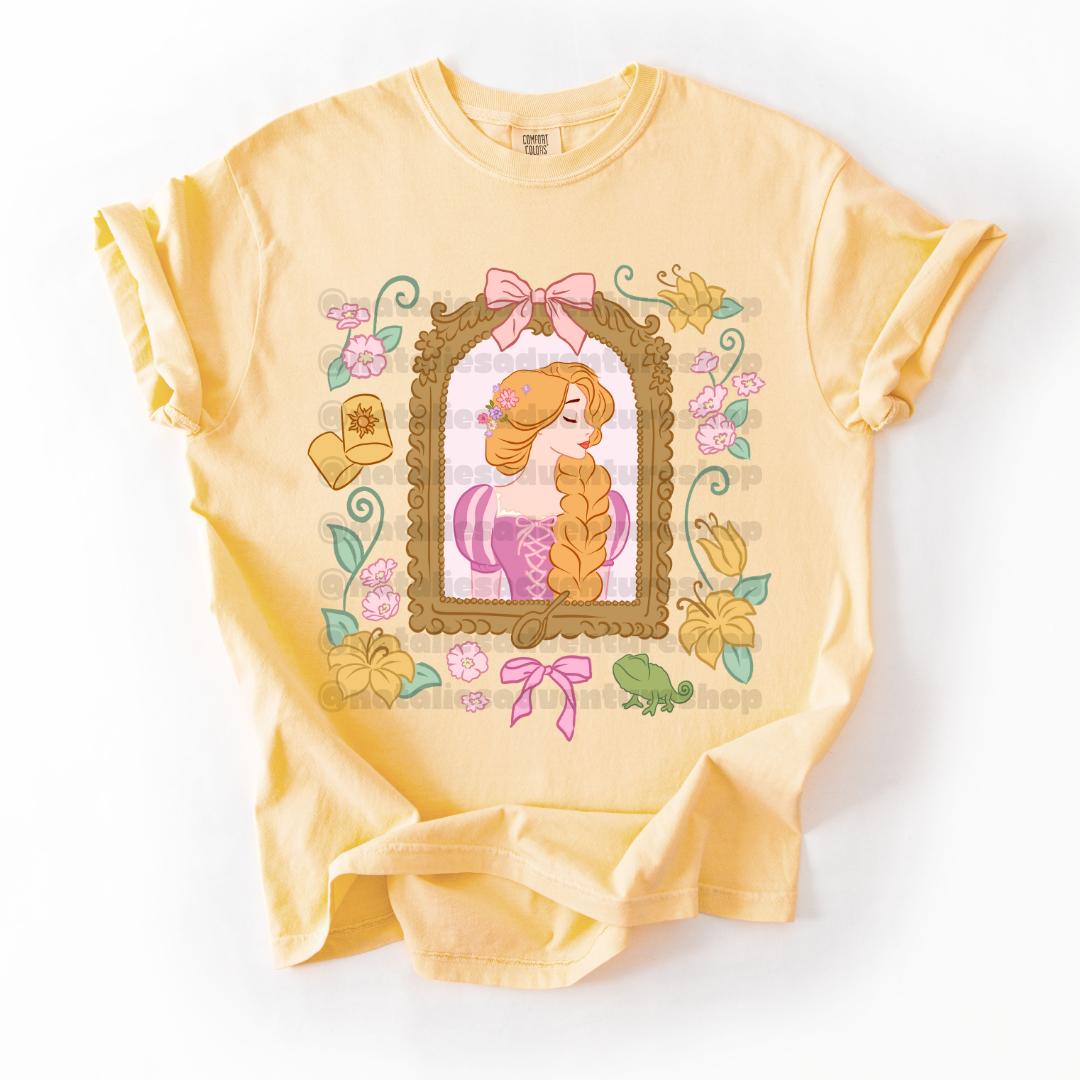 *Pre-Order* Punzie Princess Frame T-Shirt (Comfort Colors)