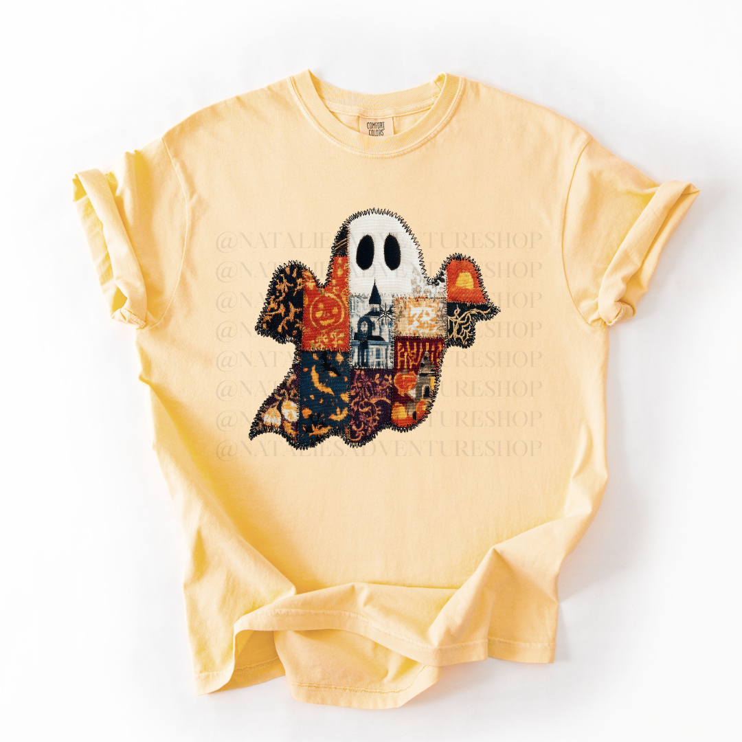 *Pre-Order* Ghost Faux Patch T-Shirt (Comfort Colors)