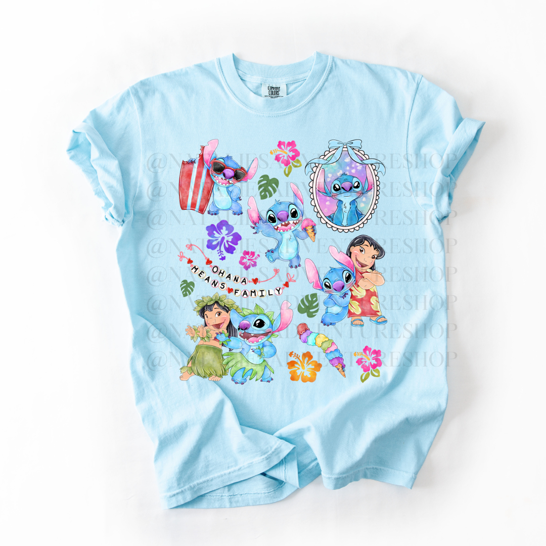 *Pre-Order* Ohana Means Fam T-Shirt (Comfort Colors)