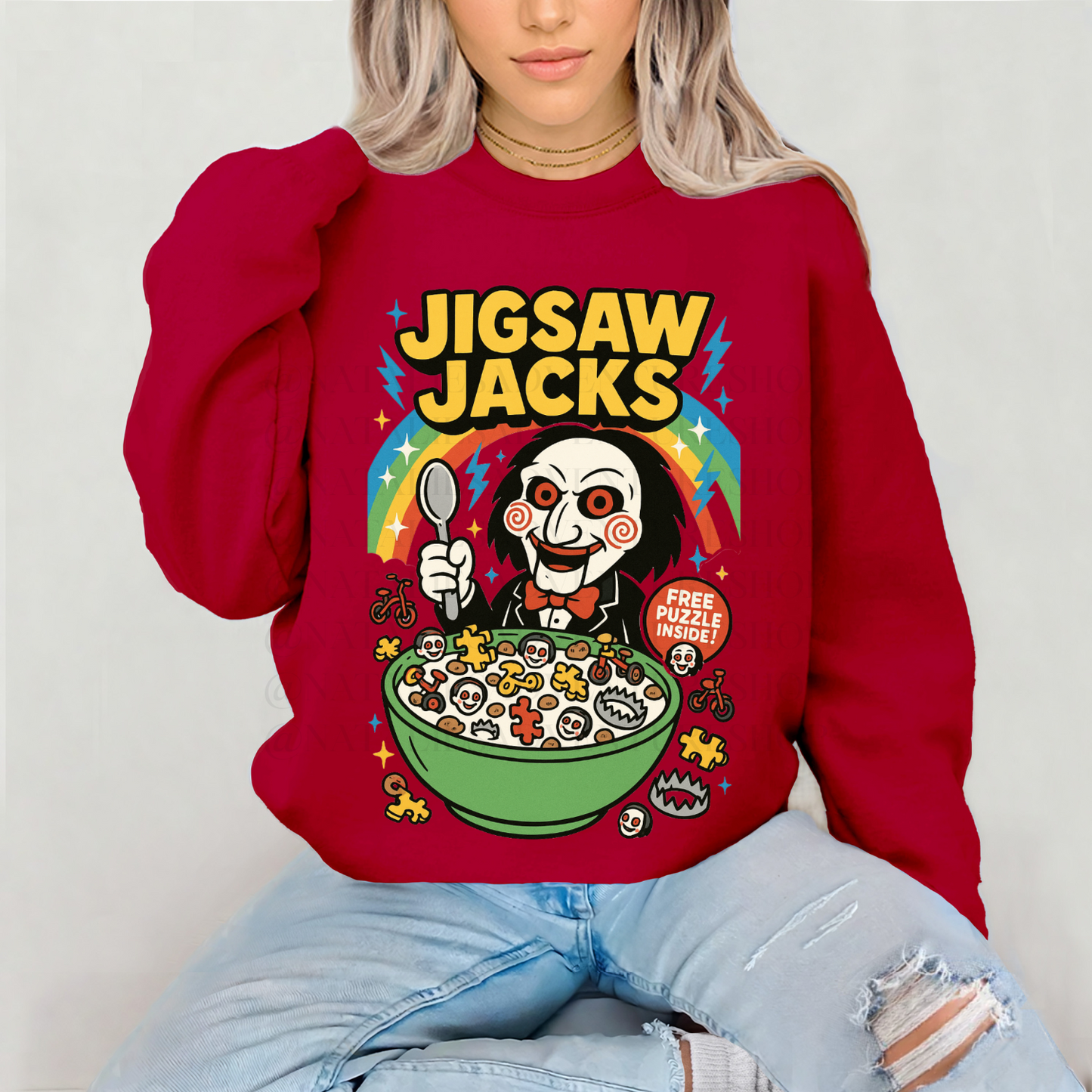 *Pre-Order* Jigsaw Jacks Cereal Crewneck