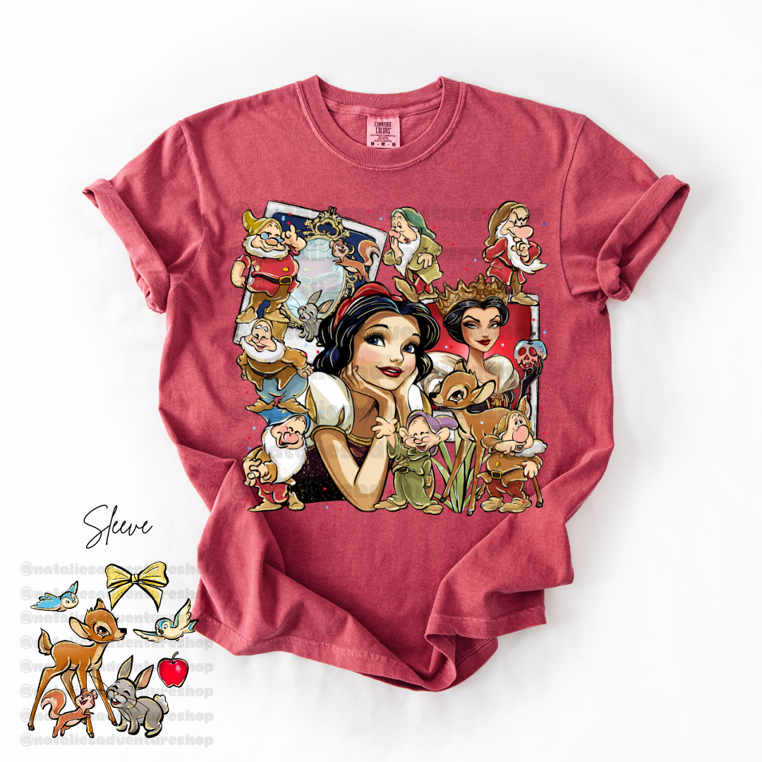 *Pre-Order* Snow Princess Cartoon T-Shirt (Comfort Colors)